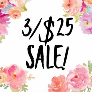 ♦️3 for $25♦️ look for the ♦️!!!!